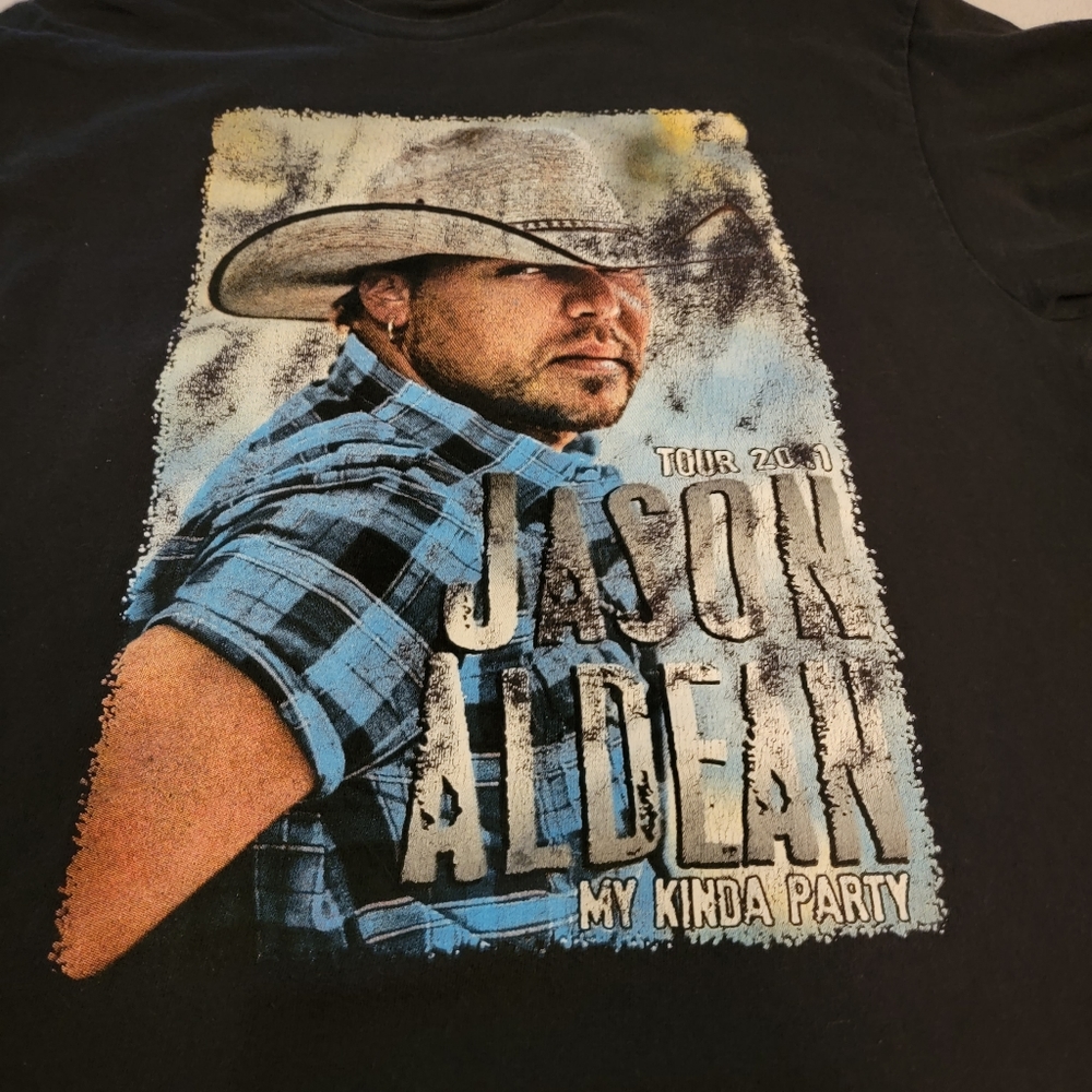 Jason Aldean 2011 concert t shirt used size L